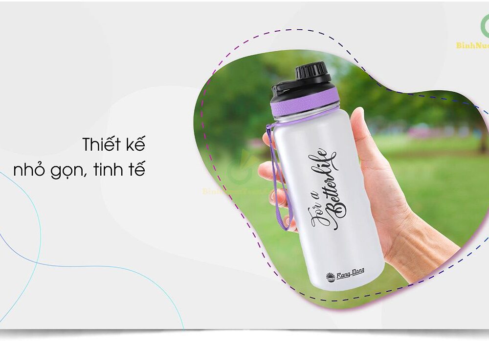 Bình Nước Nhựa Rạng Đông In Logo RD-12PX 1L/1,2L 5