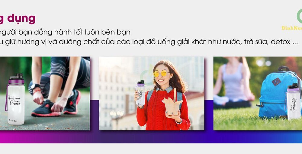 Bình Nước Nhựa Rạng Đông In Logo RD-12PX 1L/1,2L
