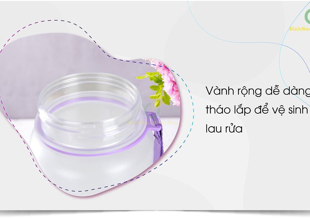 Bình Nước Nhựa Rạng Đông In Logo RD-12PX 1L/1,2L 4