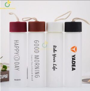 Bình Nước Thuỷ Tinh Có Quai Nắp Borosilicat Cao Cấp 450ml Q024 13
