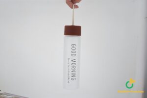Bình Nước Thuỷ Tinh Có Quai Nắp Borosilicat Cao Cấp 450ml Q024 1