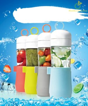 Bình Thuỷ Tinh Glasslock 500ml Màu Sắc Ngẫu Nhiên IJ937 1