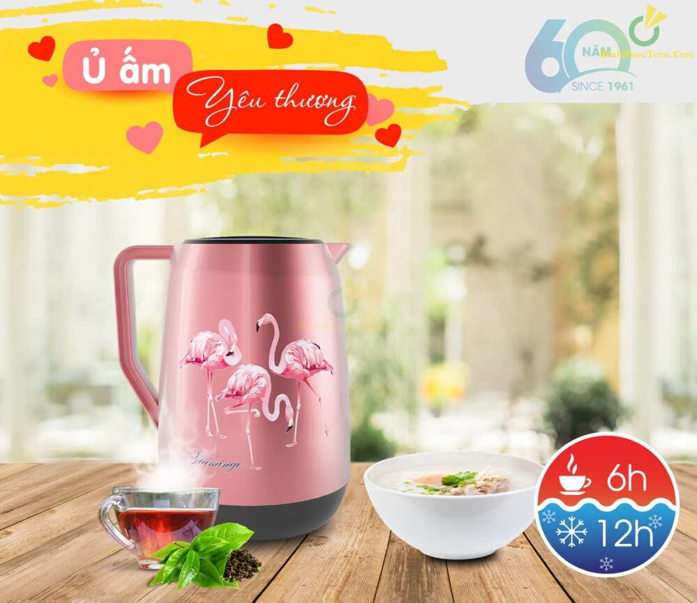 Bình Ủ Rạng Đông 1800N1.T In Logo Theo Yêu Cầu 5