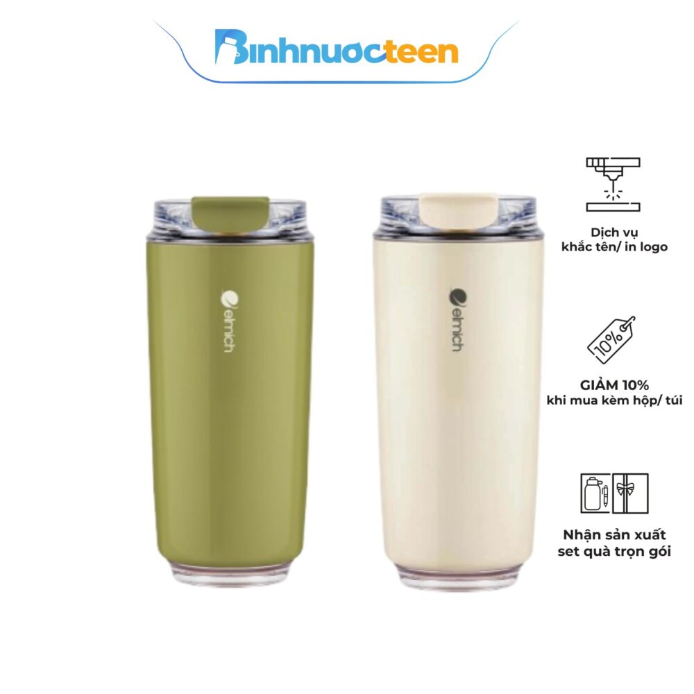 Cốc Giữ Nhiệt 420ml Inox 304 Elmich EL8300