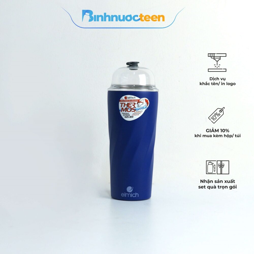 Cốc Giữ Nhiệt Elmich Inox 304 500ml EL3673 - Binhnuocteen.com