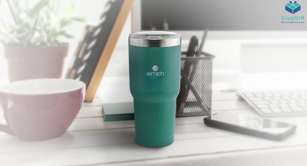 Cốc giữ nhiệt Elmich inox 304 890ml EL3677 có ống hút