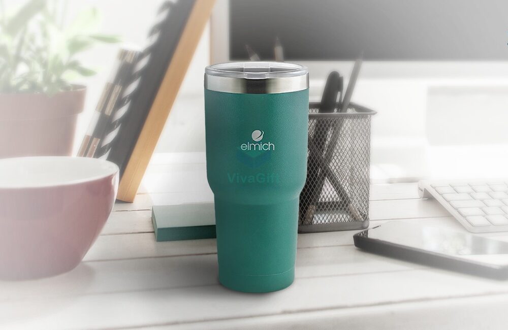 Cốc giữ nhiệt Elmich inox 304 890ml EL3677 có ống hút