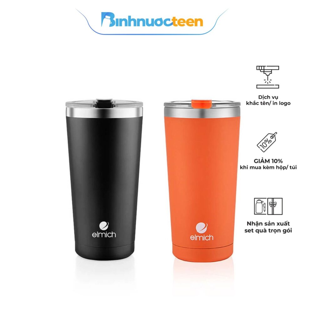 Cốc Giữ Nhiệt Elmich 580ml EL3666 Inox 304