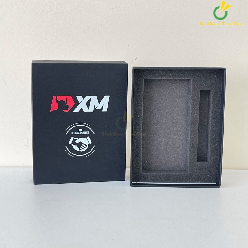 Hộp Âm Dương Đựng Sạc Dự Phòng HAD17 In Logo 2