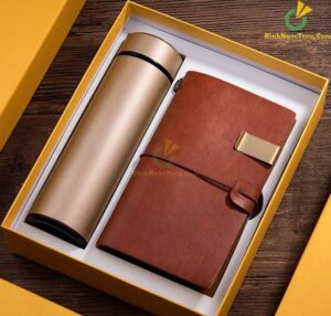 Hộp Âm Dương Đựng Set Bình Giữ Nhiệt Và Sổ Tay In Logo HAD08 6