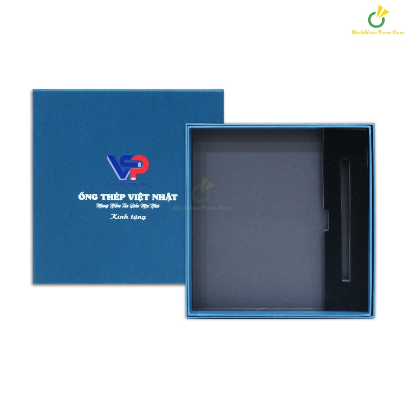 Hộp Âm Dương Đựng Set Sổ Tay Và Bút Ghi Chép HAD04 In Logo 4