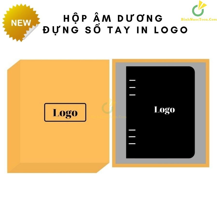Hộp Âm Dương Đựng Sổ Tay In Logo HAD06 18