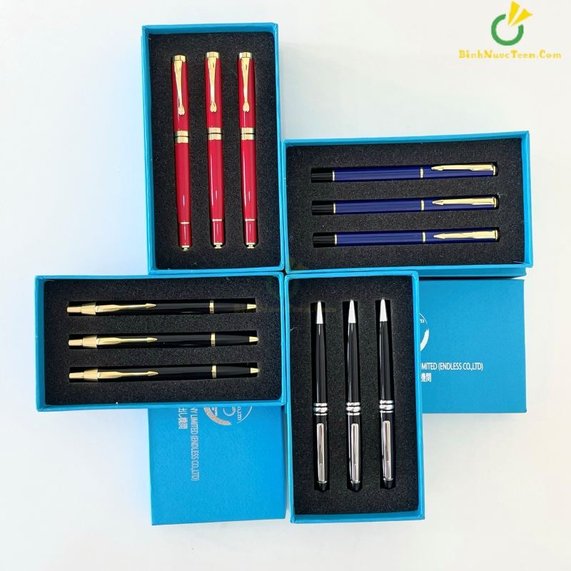 Hộp Âm Dương HAD18 Đựng 3 Bút In Logo Quà Tặng 4