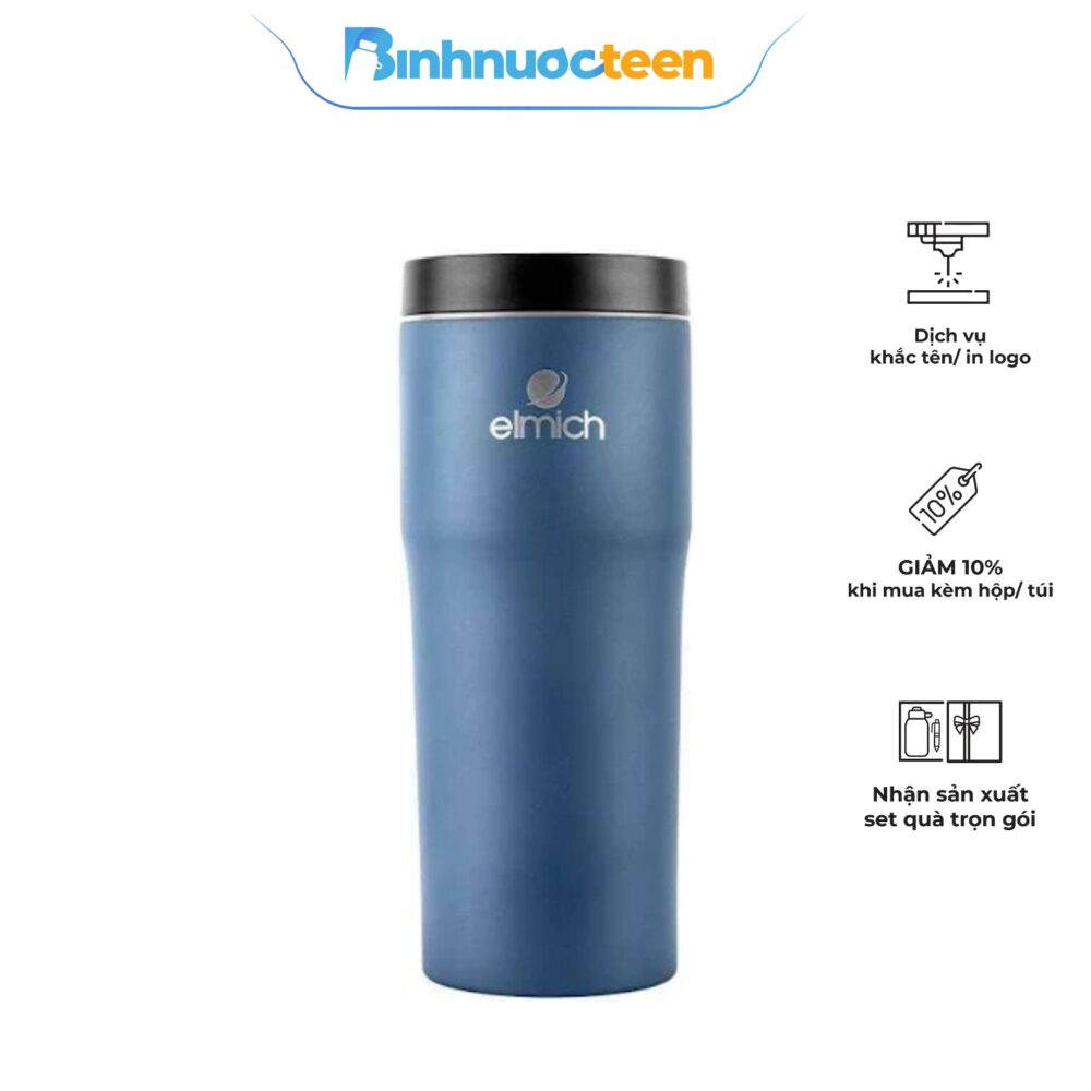 Ly Giữ Nhiệt Elmich Inox 304 EL-8013OL Dung Tích 480ml