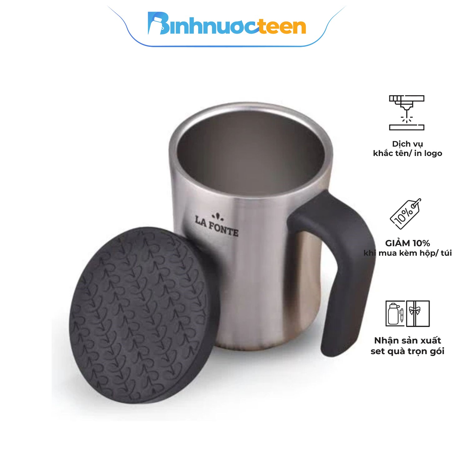 Ly Giữ Nhiệt LaFonte 300ml In Logo - 002349