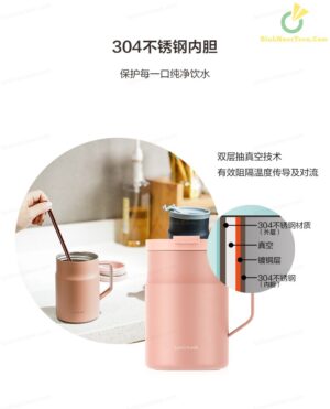 Ly Giữ Nhiệt Lock&Lock 370ml Metro Mug LHC4262 20