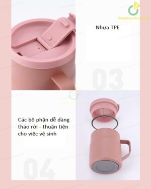 Ly Giữ Nhiệt Lock&Lock 370ml Metro Mug LHC4262 8