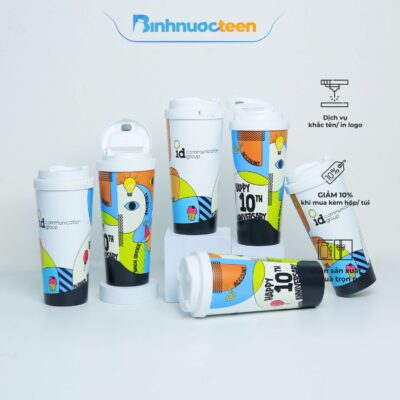Ly Giữ Nhiệt LocknLock 550ml Energetic One Touch Tumbler LHC3249