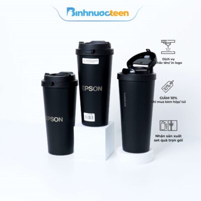 Ly Giữ Nhiệt LocknLock 550ml Energetic One Touch Tumbler LHC3249