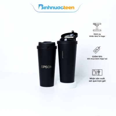 Ly Giữ Nhiệt LocknLock 550ml Energetic One Touch Tumbler LHC3249