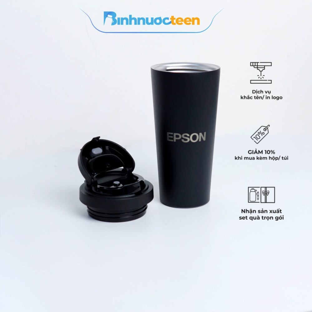 Ly Giữ Nhiệt LocknLock 550ml Energetic One Touch Tumbler LHC3249