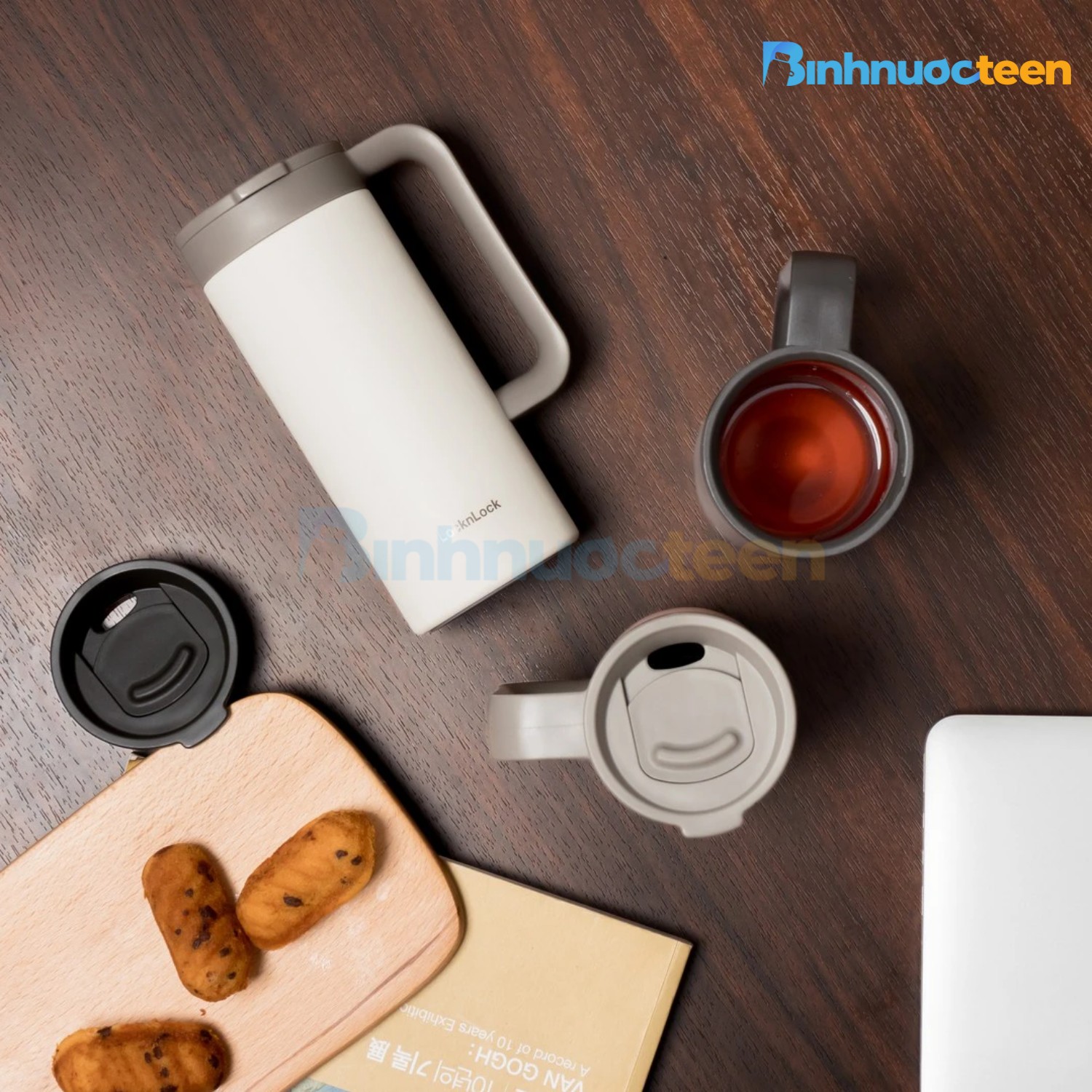 Ly Giữ Nhiệt LocknLock Có Quai Cầm Tiện Lợi LHC4247 (473ml) - Binhnuocteen.com