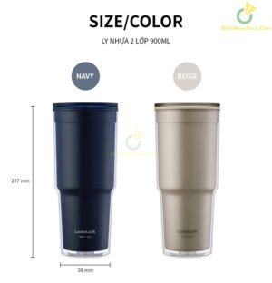 Ly Nhựa 2 Lớp LocknLock 900ml HAP502 16