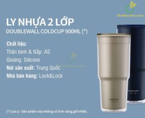 Ly Nhựa 2 Lớp LocknLock 900ml HAP502 18