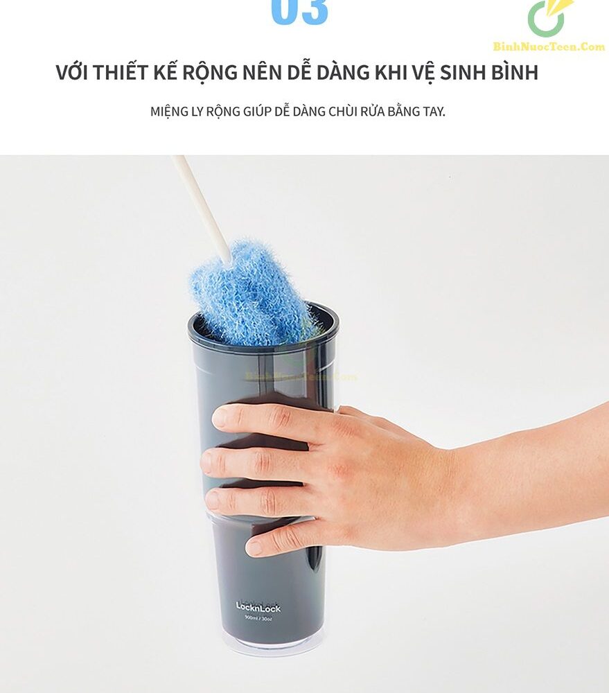 Ly Nhựa 2 Lớp LocknLock 900ml HAP502 9