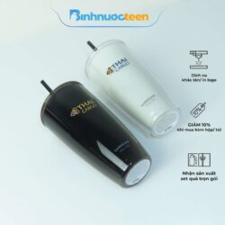 Ly nhựa Lock&Lock 2 lớp kèm ống hút HAP507 750ml