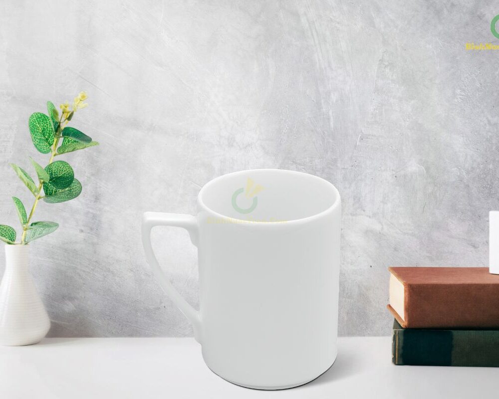 Ly Sứ Minh Long Quai Số 7 Jasmine Trắng - 0.33L 10