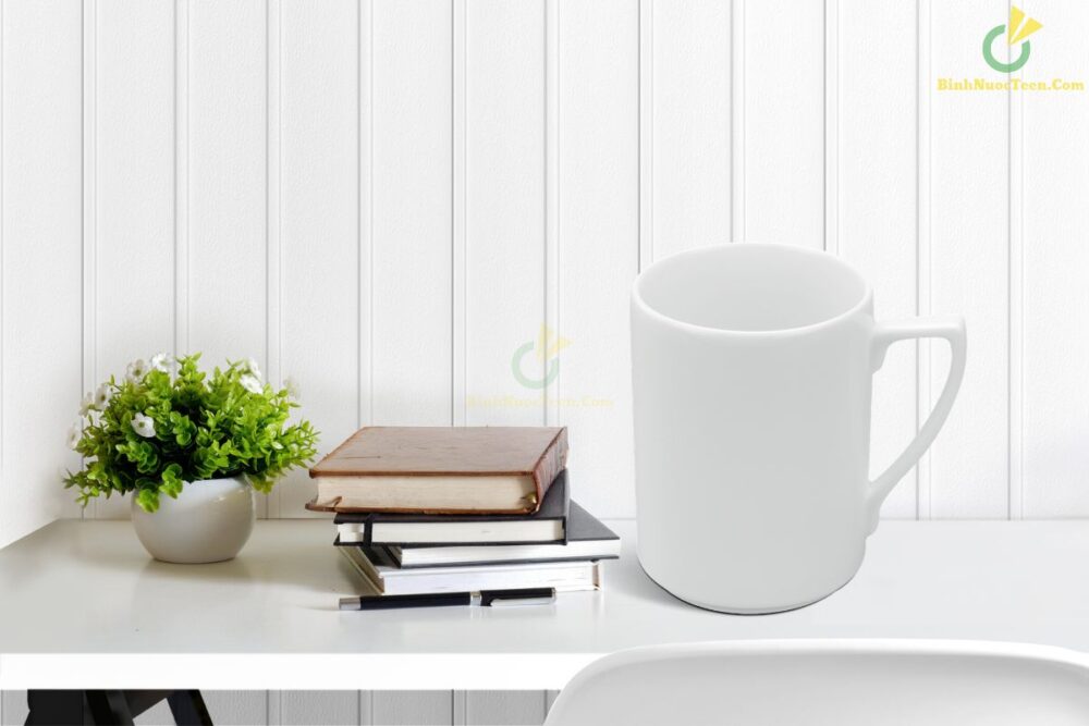Ly Sứ Minh Long Quai Số 7 Jasmine Trắng - 0.33L 7