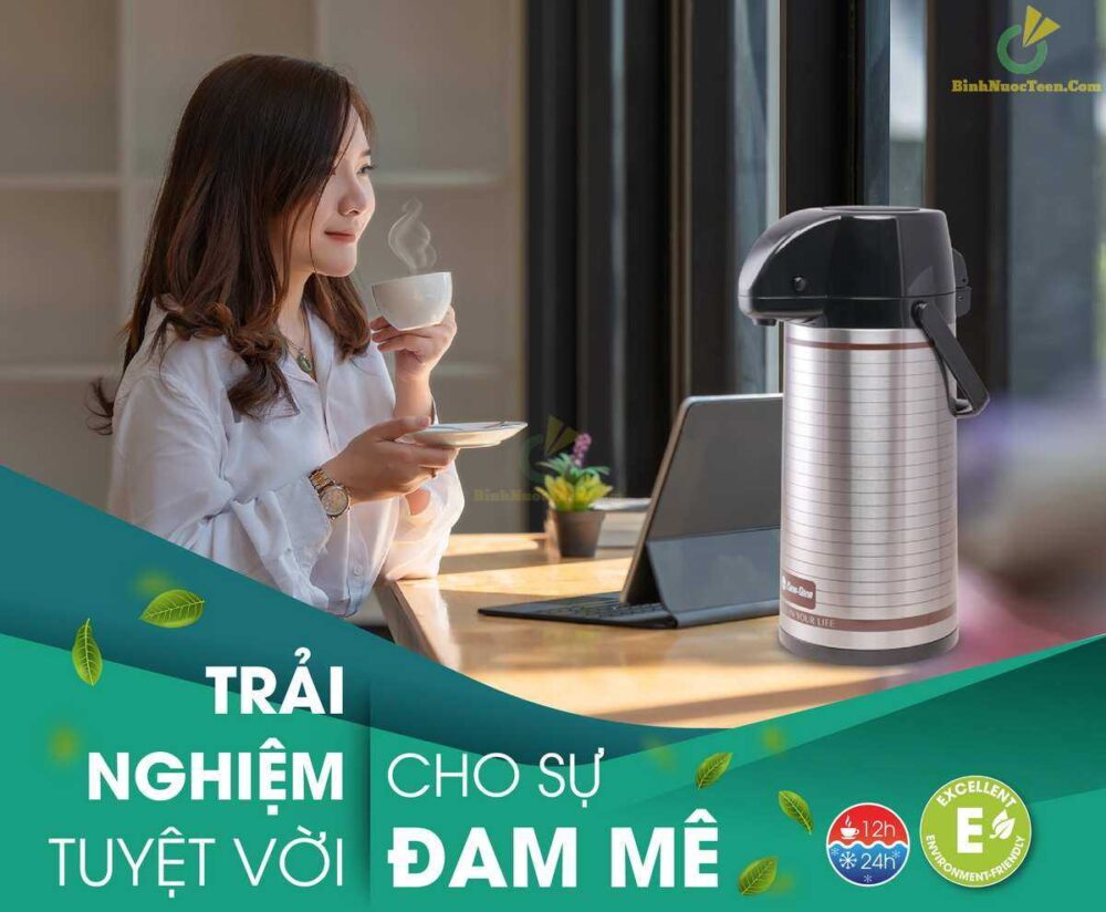 Phích Giữ Nhiệt Rạng Đông 2045ST3.E Khắc Tên Theo Yêu Cầu 1