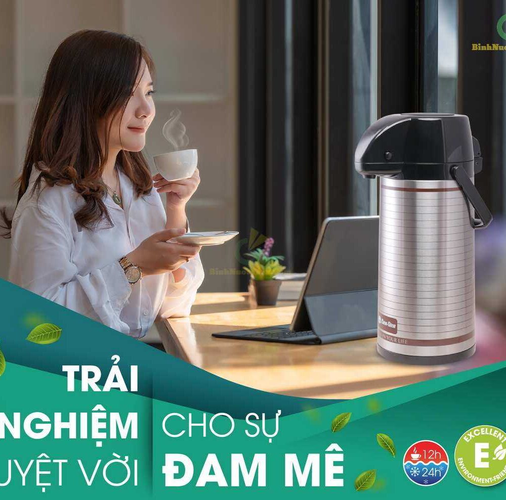 Phích Giữ Nhiệt Rạng Đông 2045ST3.E Khắc Tên Theo Yêu Cầu 1