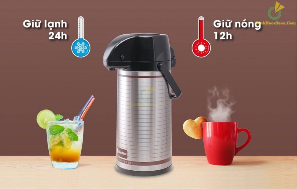 Phích Giữ Nhiệt Rạng Đông 2045ST3.E Khắc Tên Theo Yêu Cầu 2