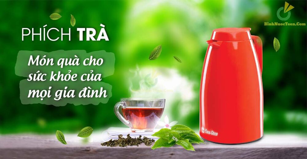 Phích pha trà rạng đông 1542 1,5l