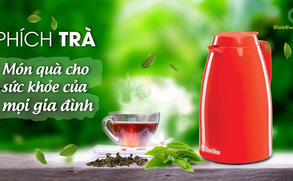 Phích pha trà rạng đông 1542 1,5l