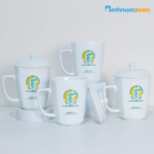 Ly sứ Bát Tràng quà tặng, in logo theo yêu cầu giá rẻ