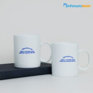 Ly sứ Bát Tràng quà tặng, in logo theo yêu cầu giá rẻ