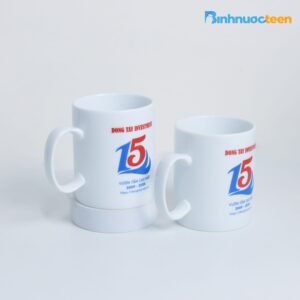 Ly sứ Bát Tràng quà tặng, in logo theo yêu cầu giá rẻ