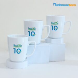 Ly sứ Bát Tràng quà tặng, in logo theo yêu cầu giá rẻ