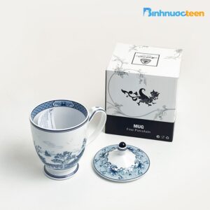 Ly sứ Minh Long in logo, quà tặng doanh nghiệp cao cấp