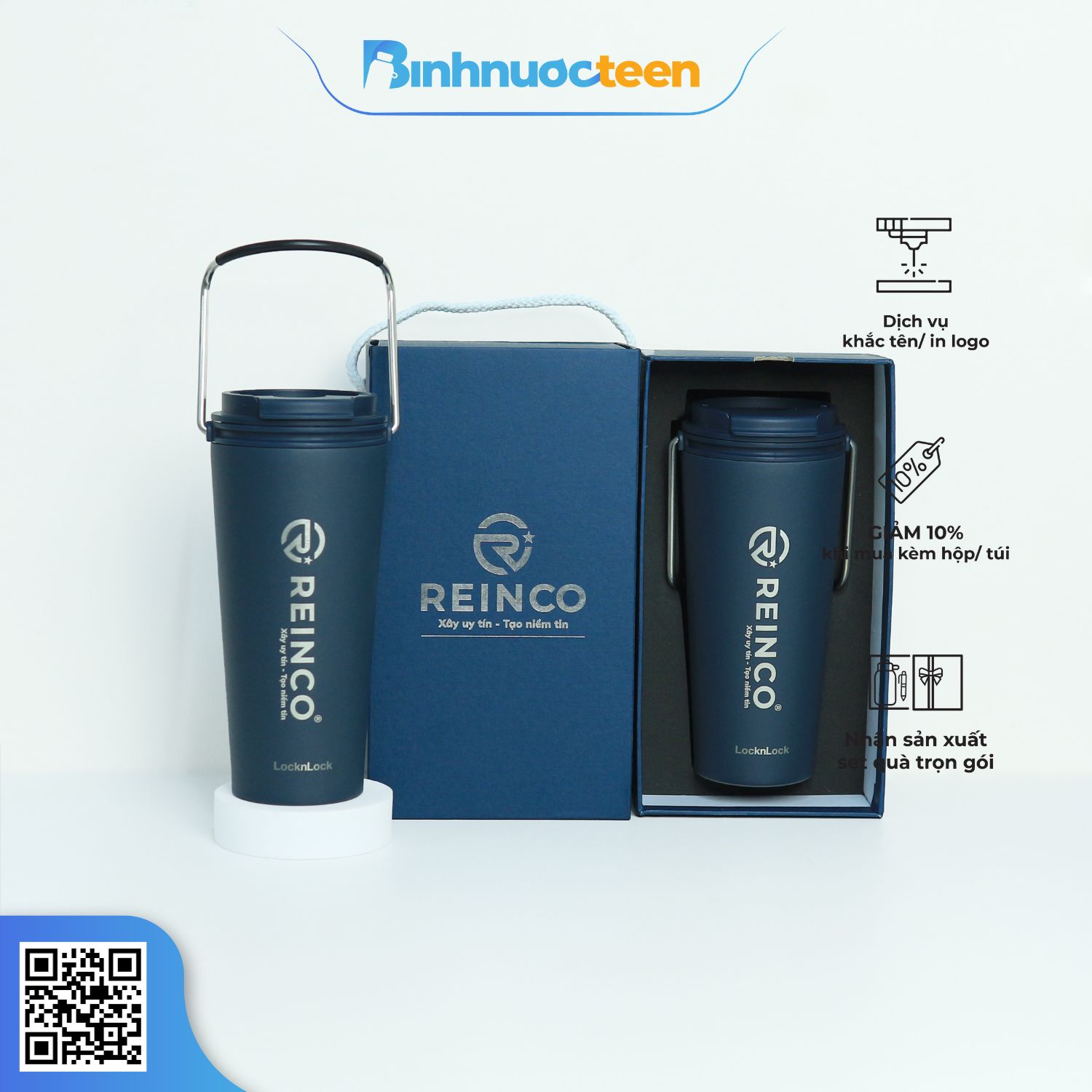 Set Quà Tặng Ly Giữ Nhiệt LocknLock SQT145