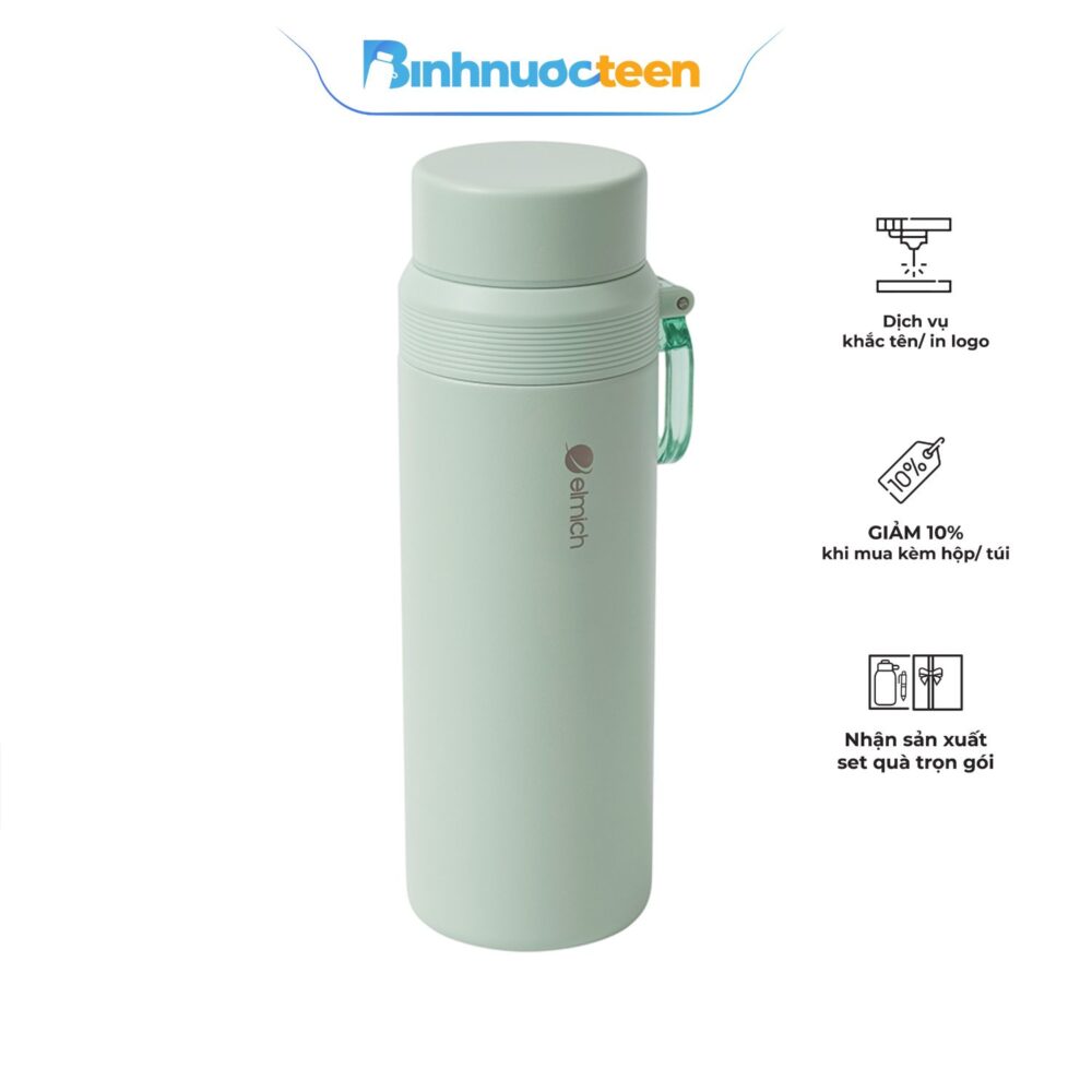 Bình giữ nhiệt Inox 304 Elmich 2248383 dung tích 510ml - Binhnuocteen.com