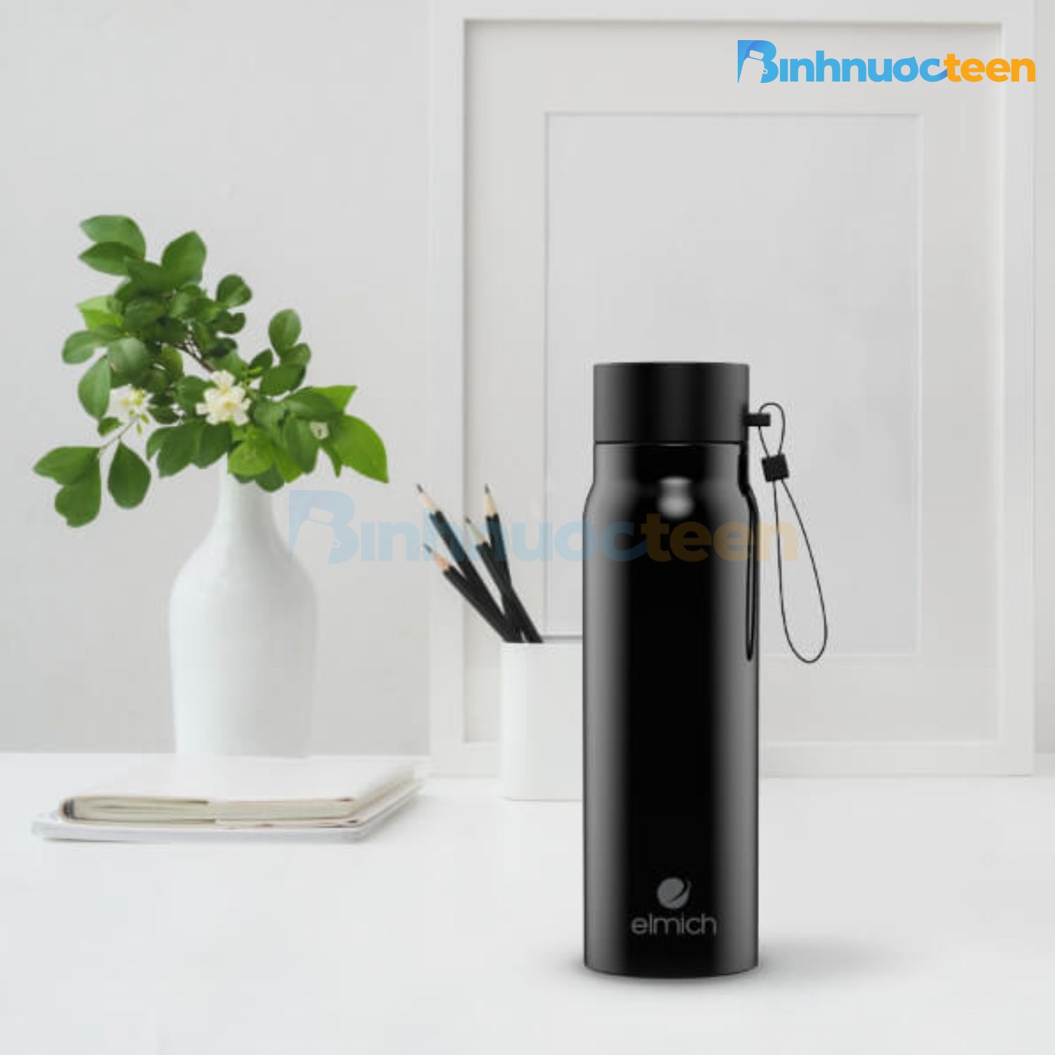 Bình giữ nhiệt Inox 304 Elmich EDA-8022 dung tích 520ml - Binhnuocteen.com