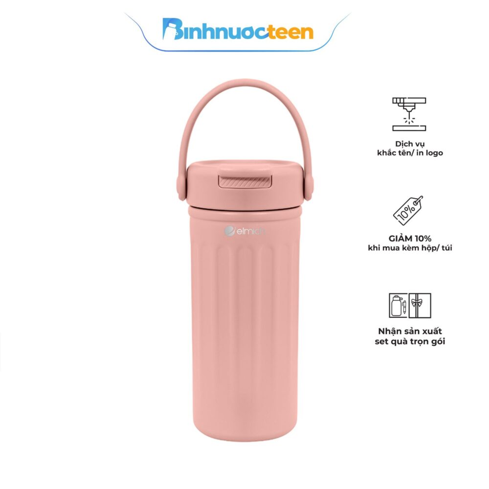 Cốc giữ nhiệt inox 304 Elmich EL0918 dung tích 500ml - Binhnuocteen.com