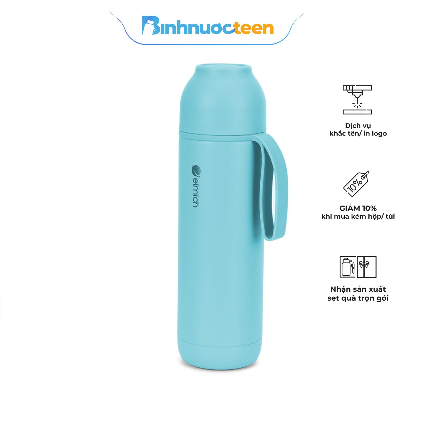Bình giữ nhiệt inox 316 Elmich EL8306 dung tích 500ml - Binhnuocteen.com