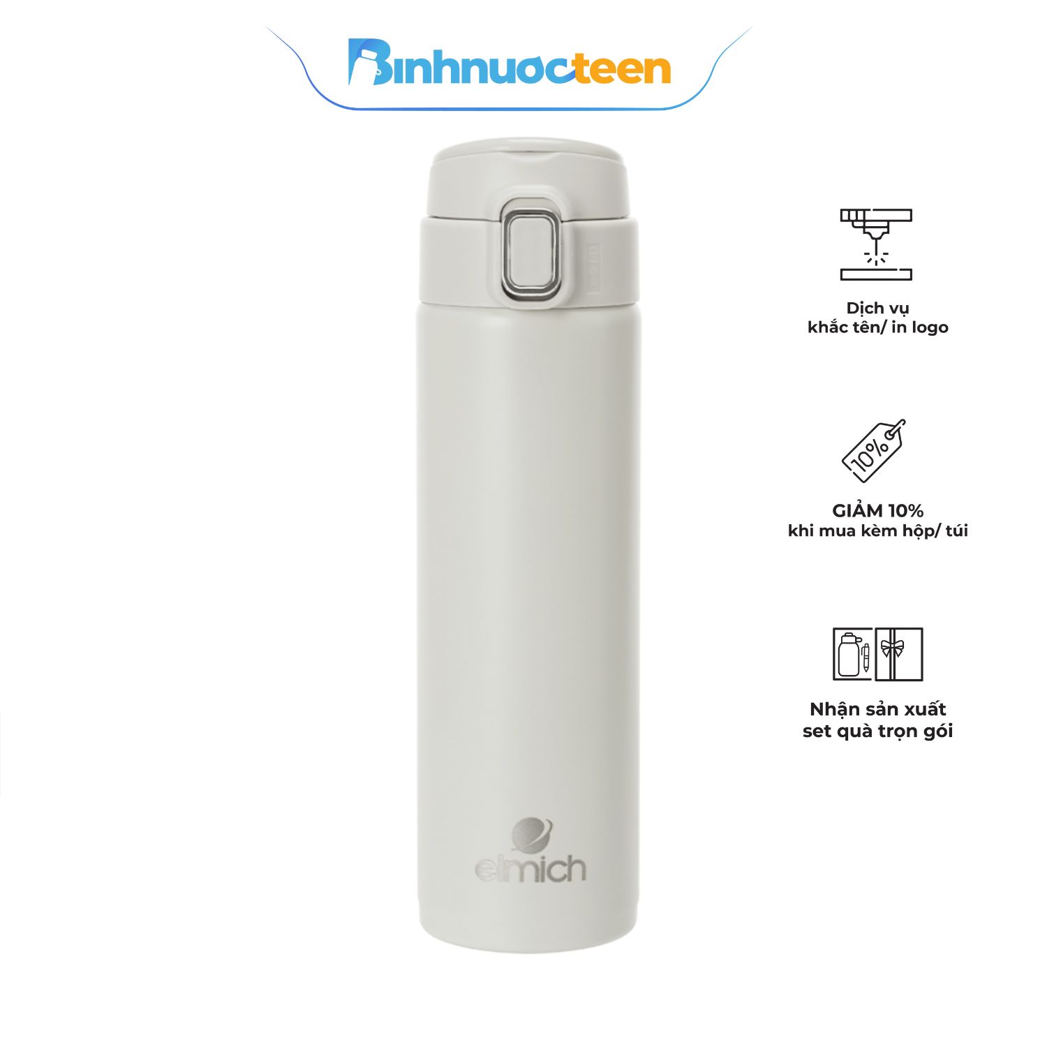 Bình giữ nhiệt inox 304 Elmich EL8347 dung tích 480ml - Binhnuocteen.com