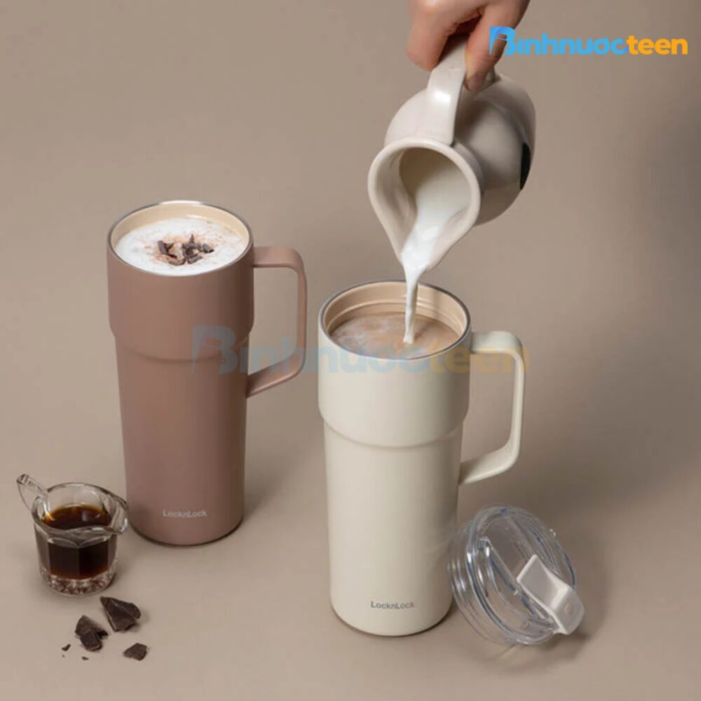 Bình giữ nhiệt LocknLock Metro Cafe HandleTumbler LHC4418 - Binhnuocteen.com