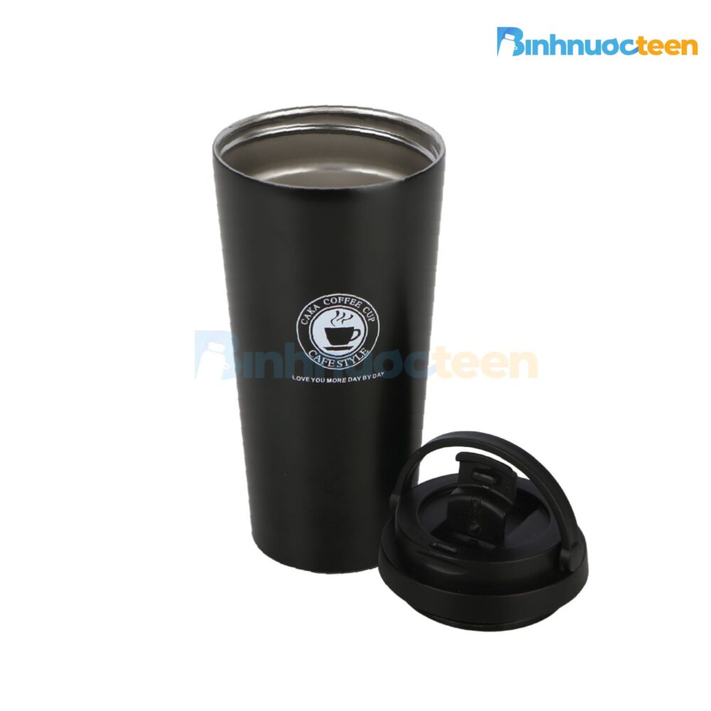 Ly giữ nhiệt La Fonte inox 304 nắp bật có quai xách 500ml-010221 - Binhnuocteen.com